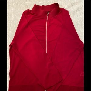 Women’s red jacket Size xl